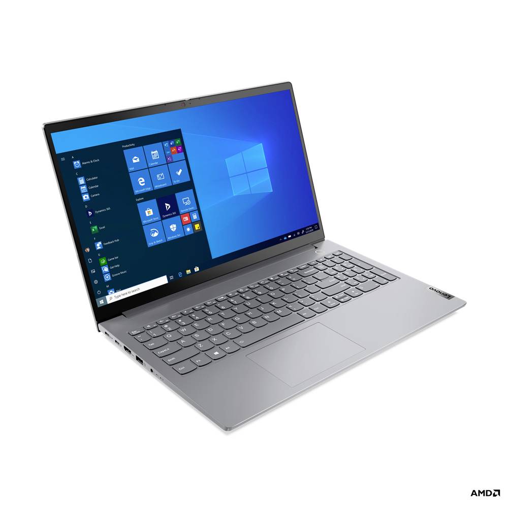Lenovo Notebook ThinkBook 15 G3 ACL 21A4 39.6 cm (15.6 Zoll) Full-HD+ AMD Ryzen 7 5700U 16 GB RAM 512 GB SSD Deutsch, QWERTZ Grau 21A400B3GE