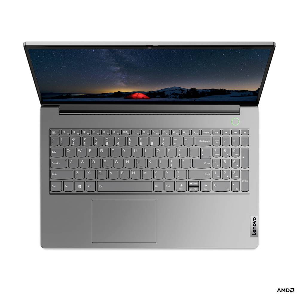 Lenovo Notebook ThinkBook 15 G3 ACL 21A4 39.6 cm (15.6 Zoll) Full-HD+ AMD Ryzen 7 5700U 16 GB RAM 512 GB SSD Deutsch, QWERTZ Grau 21A400B3GE
