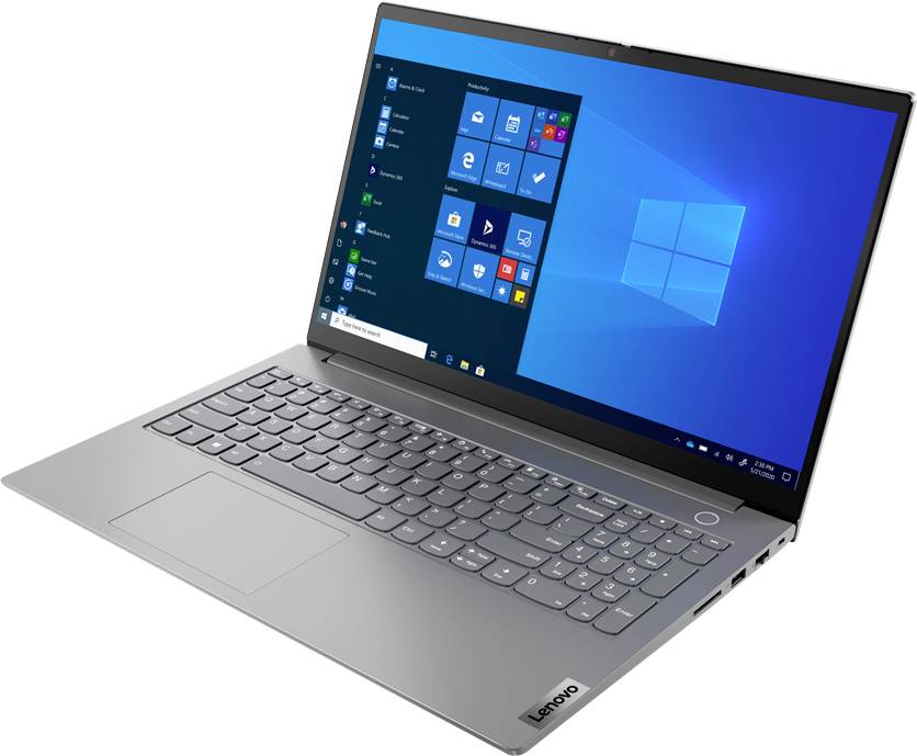 Lenovo Notebook ThinkBook 15 G3 ACL 21A4 39.6 cm (15.6 Zoll) Full-HD+ AMD Ryzen 7 5700U 16 GB RAM 512 GB SSD Deutsch, QWERTZ Grau 21A400B3GE