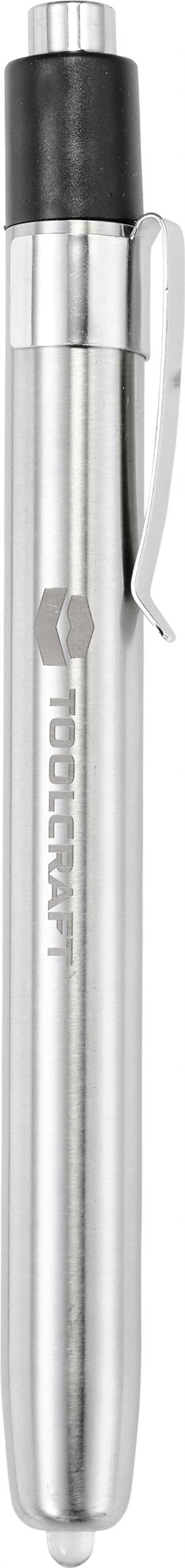 TOOLCRAFT TO-7429866 Penlight batteriebetrieben Silber