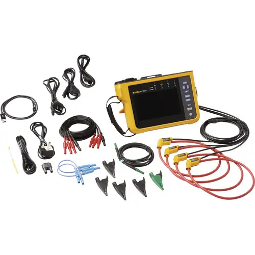 Fluke 1773/Basic, Power Quality Analyzer, Basic Netz-Analysegerät mit Loggerfunktion, inkl. Stromzangen 1 Set Fluke 1773/Basic, Power Quality Analyzer, Basic Netz-Analysegerät mit Loggerfunktion, inkl. Stromzangen 1 Set