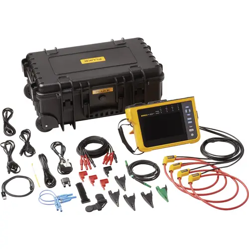 Fluke 1773/Basic, Power Quality Analyzer, Basic Netz-Analysegerät mit Loggerfunktion, inkl. Stromzangen 1 Set Fluke 1773/Basic, Power Quality Analyzer, Basic Netz-Analysegerät mit Loggerfunktion, inkl. Stromzangen 1 Set