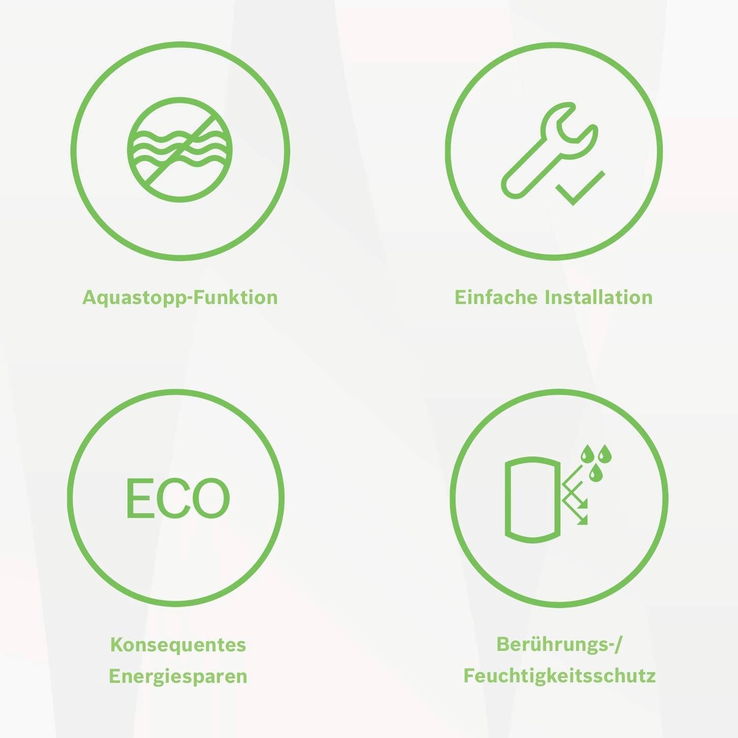 Bosch Home Comfort 7736505728 Tronic Comfort AquaStop 18/21 Durchlauferhitzer A (A+ - F) elektronisch 21 kW