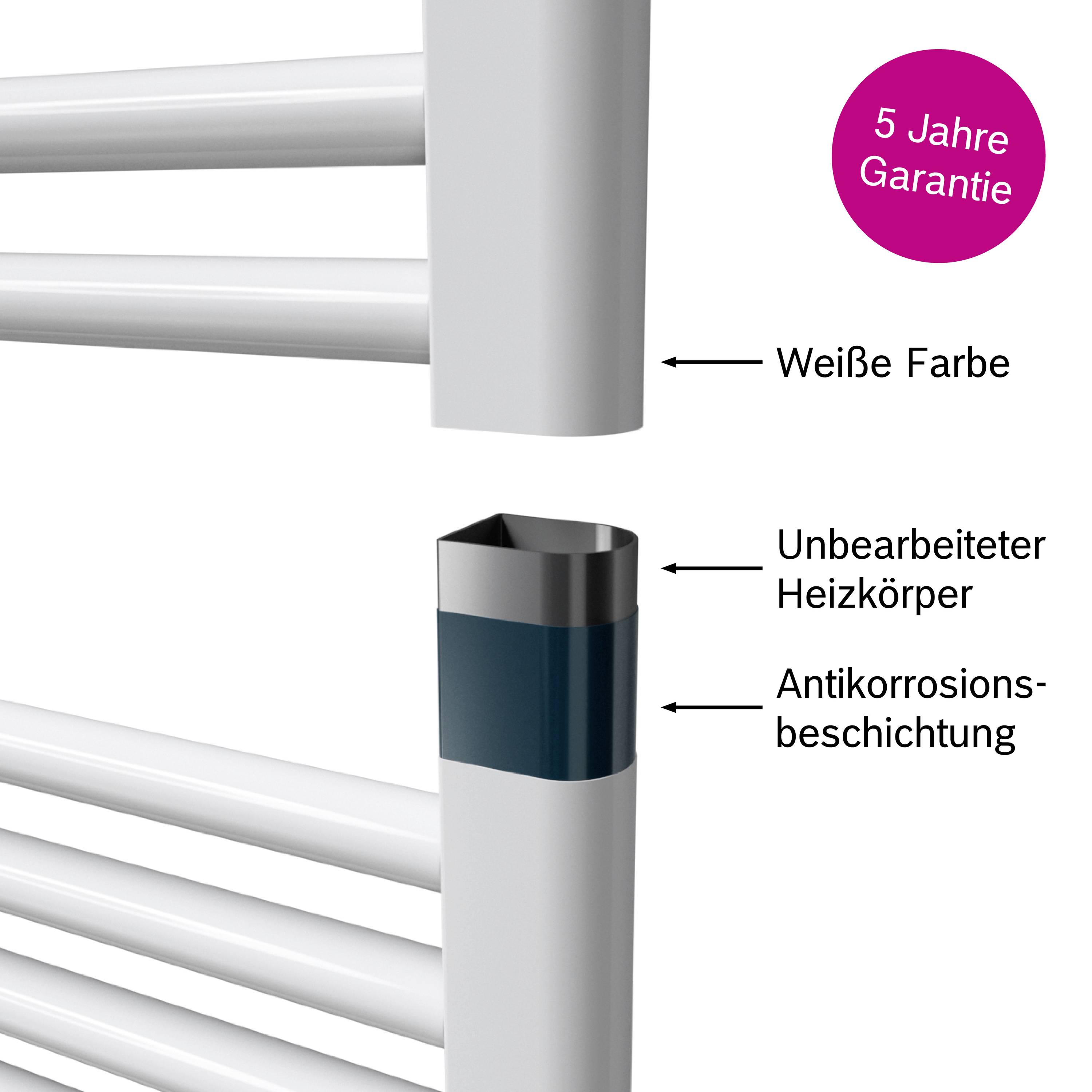 Bosch Home Comfort Heat radiator 4500 1420x500 Badheizkörper 750W Weiß