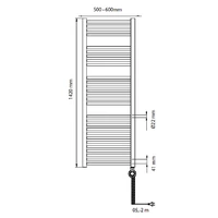 Bosch Home Comfort Heat radiator 4500 1420x500 Badheizkörper 750W Weiß Bosch Home Comfort Heat radiator 4500 1420x500 Badheizkörper 750W Weiß