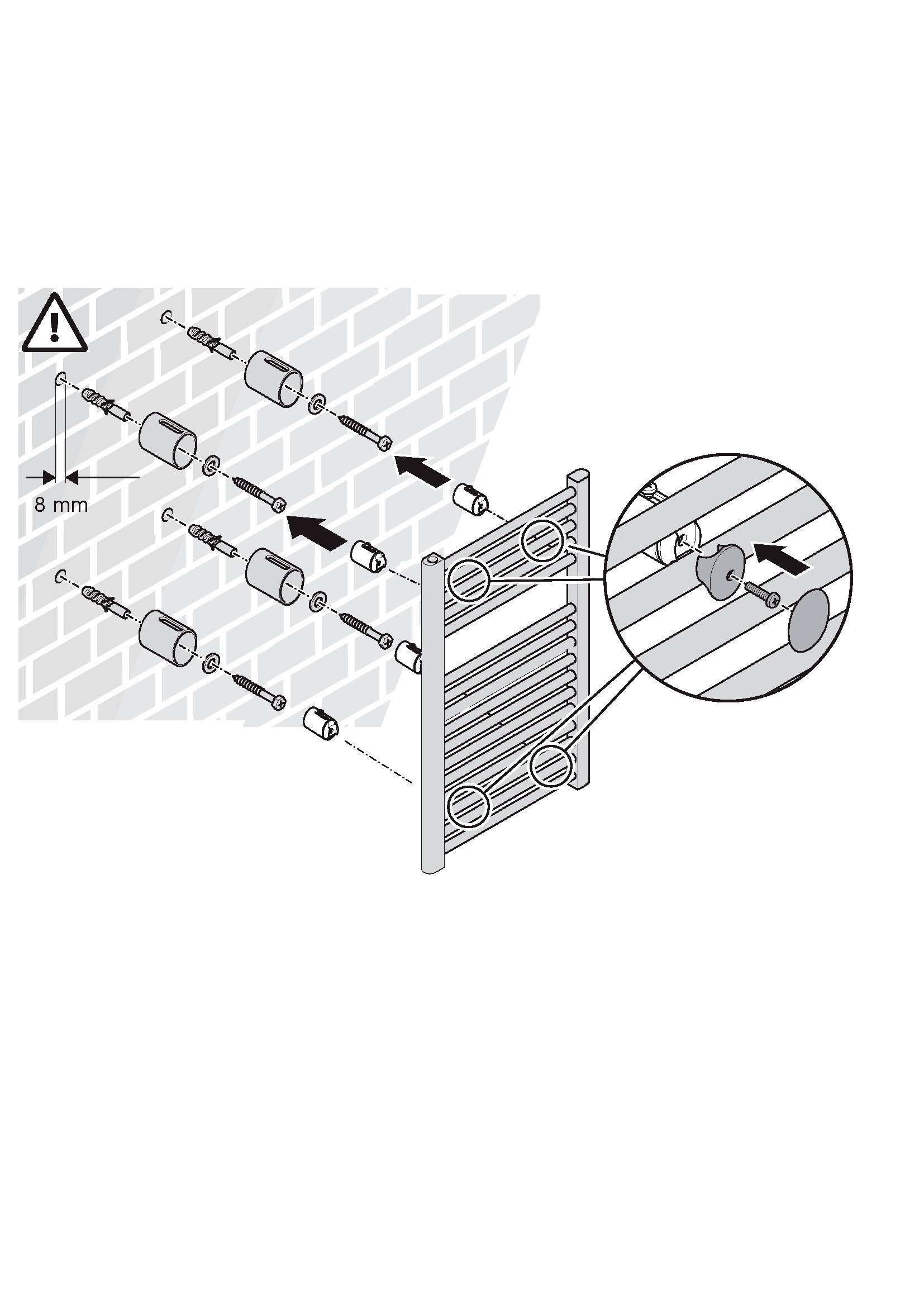 Bosch Home Comfort Heat radiator 4500 1420x600 Badheizkörper 900W Weiß
