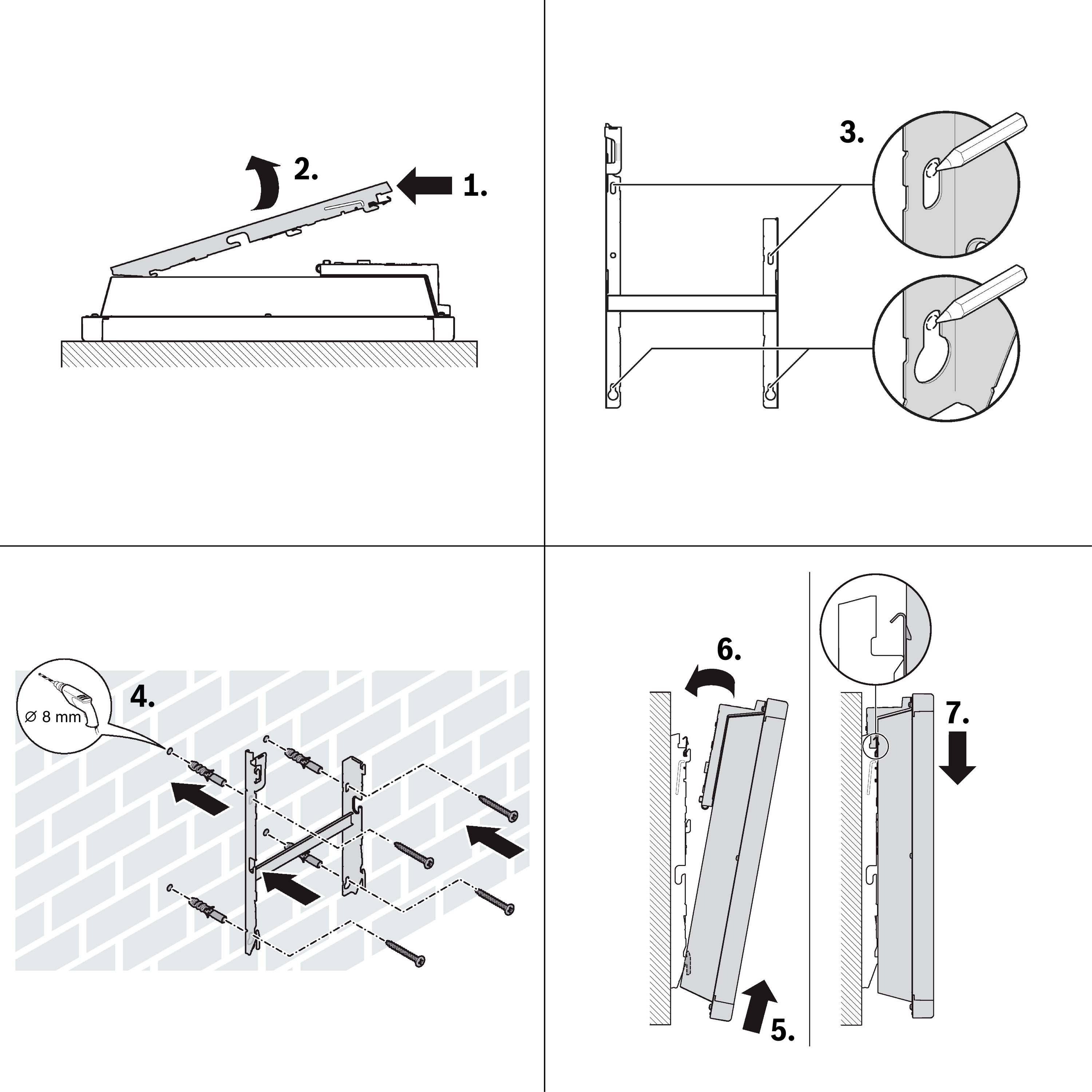 Bosch Home Comfort 7738336935 HC-4000-10 Konvektor 10 m² 1000 W Weiß