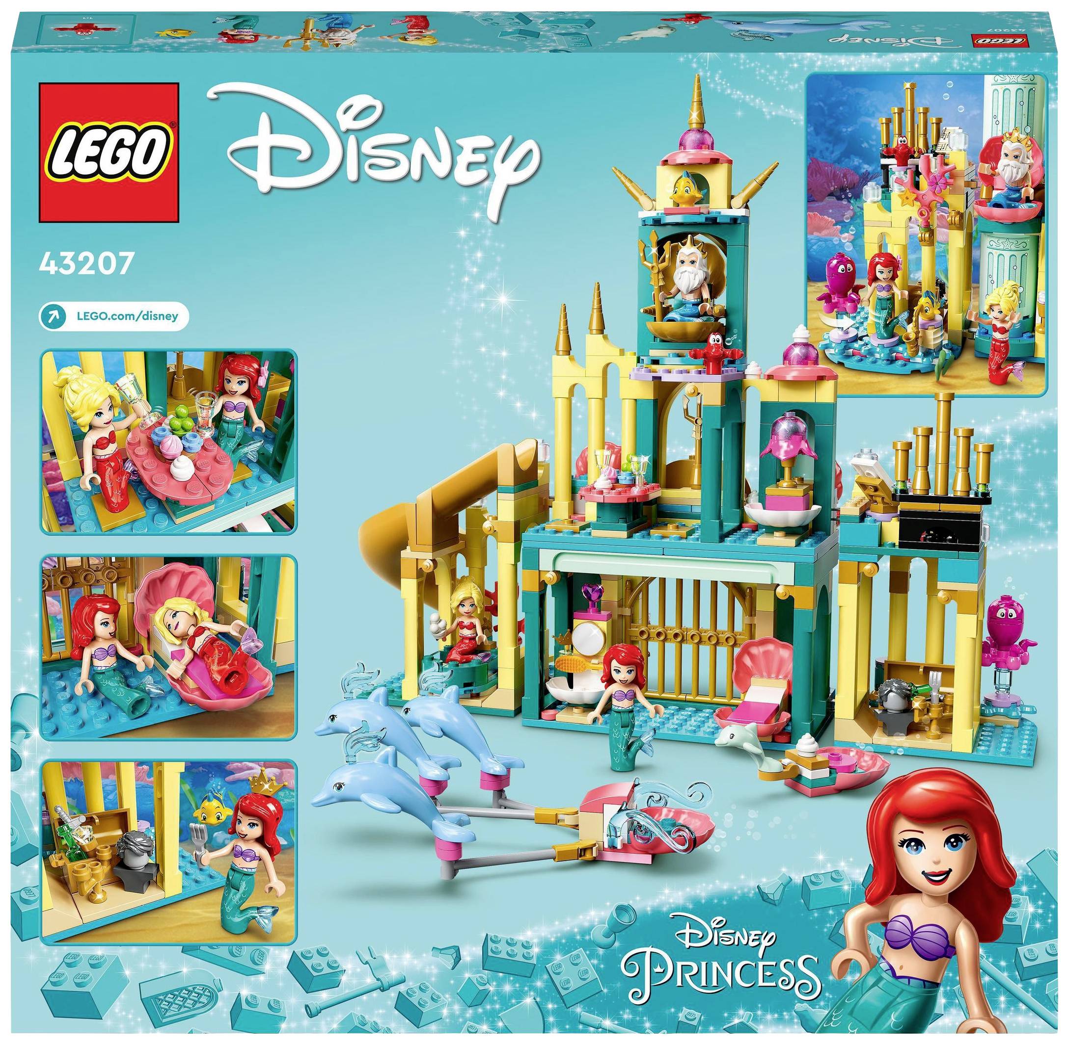 43207 LEGO® DISNEY Arielles Unterwasserschloss