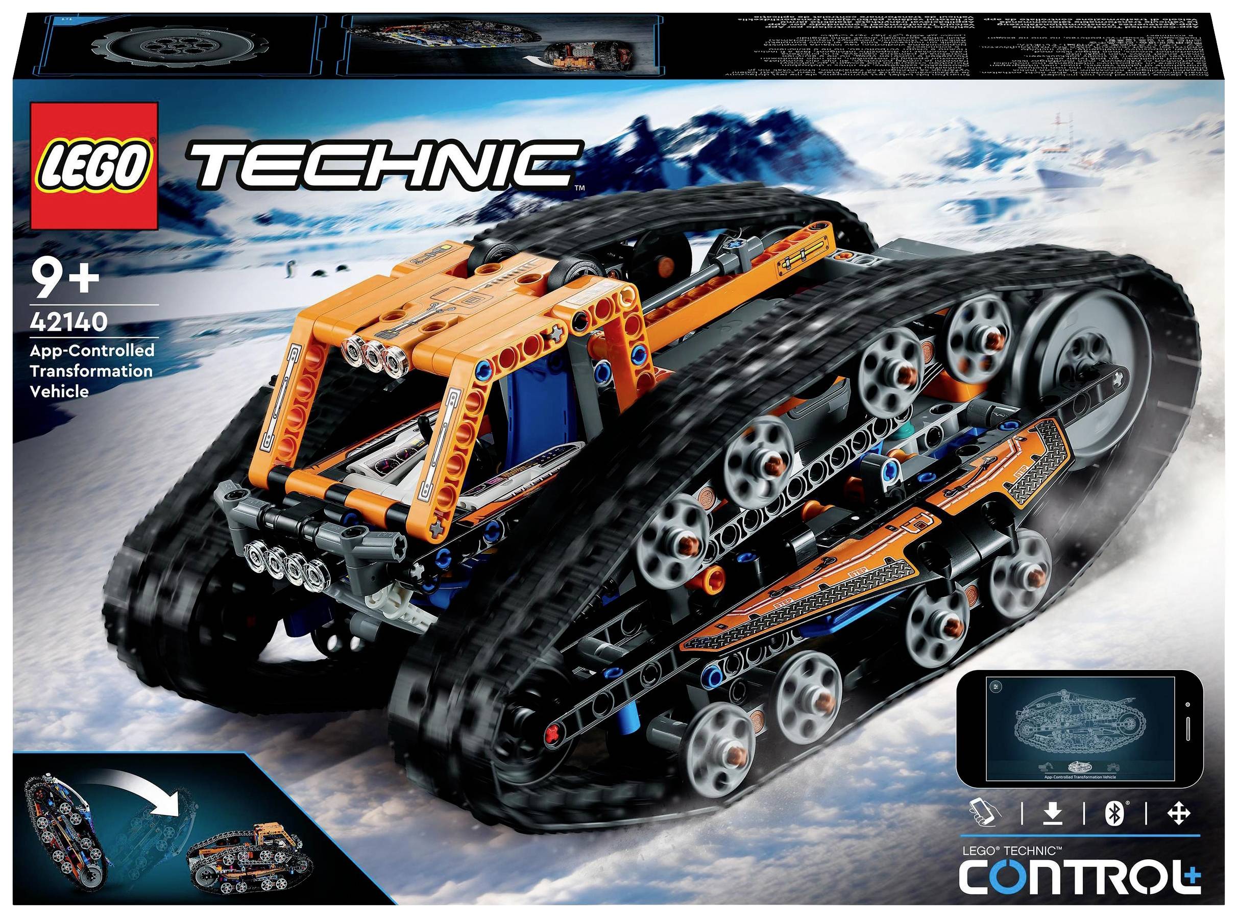 42140 LEGO® TECHNIC App-gesteuertes Transformationsfahrzeug