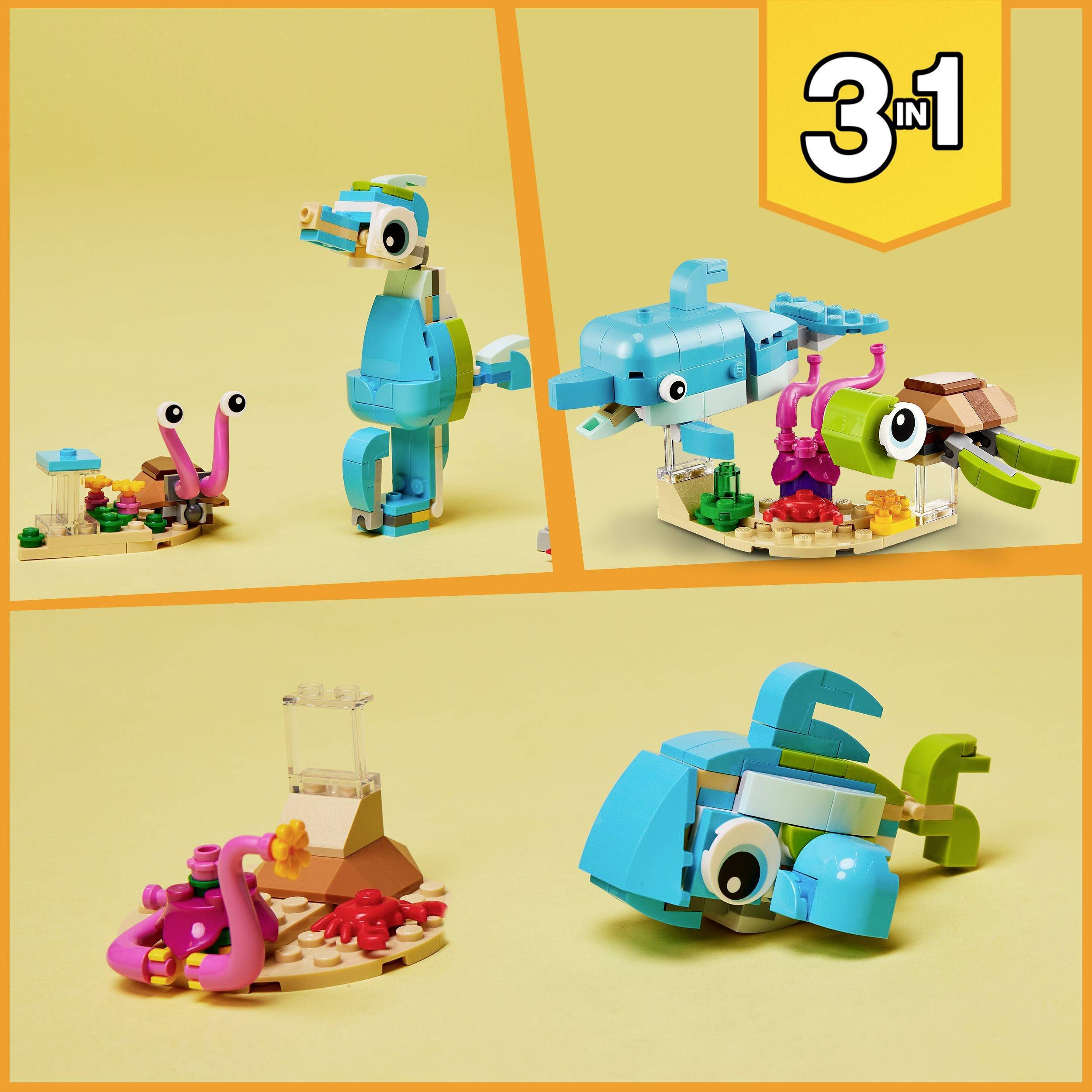 31128 LEGO® CREATOR Delfin und Schildkröte