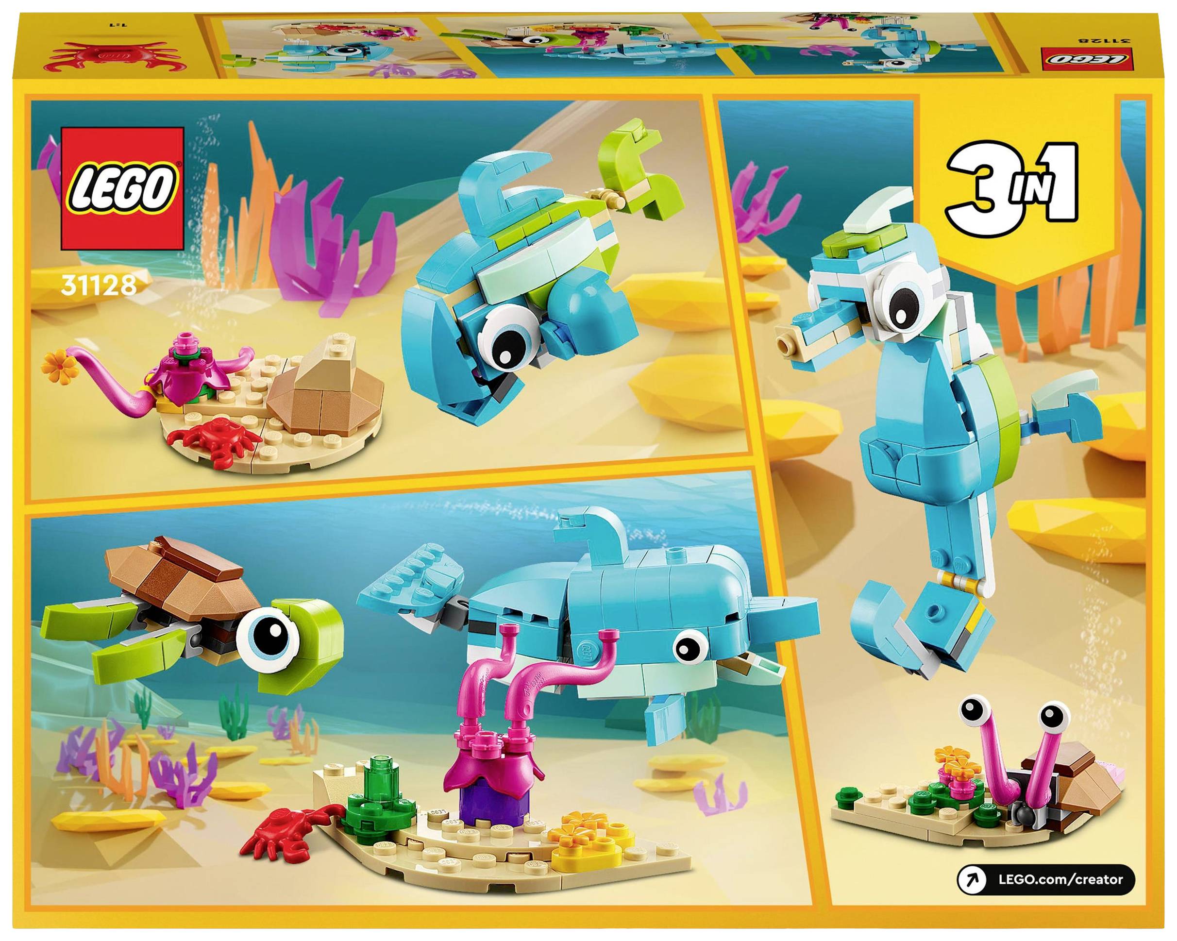 31128 LEGO® CREATOR Delfin und Schildkröte