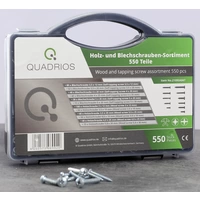 Quadrios 2109SA047 2109SA047 Blechschrauben-Sortiment 550St. Quadrios 2109SA047 2109SA047 Blechschrauben-Sortiment 550St.
