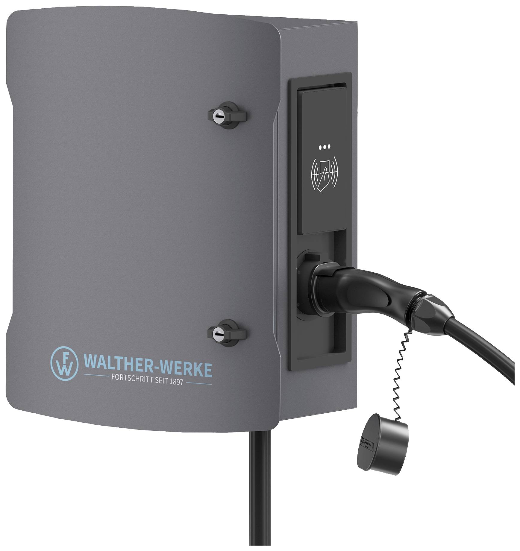 Walther Werke Wallbox smartEVO 22 Wallbox Typ 2 Mode 3 32A Anzahl Anschlüsse 1 22kW RFID
