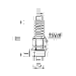 Wiska 10103499 Kabelverschraubung schlagfest, mit Biegeschutz, mit Zugentlastung, mit Dichtung M16