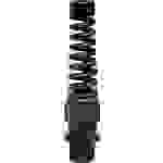 Wiska 10103504 Kabelverschraubung schlagfest, mit Biegeschutz, für Flachkabel, mit Zugentlastung, mit Dichtung M16 Polyamid