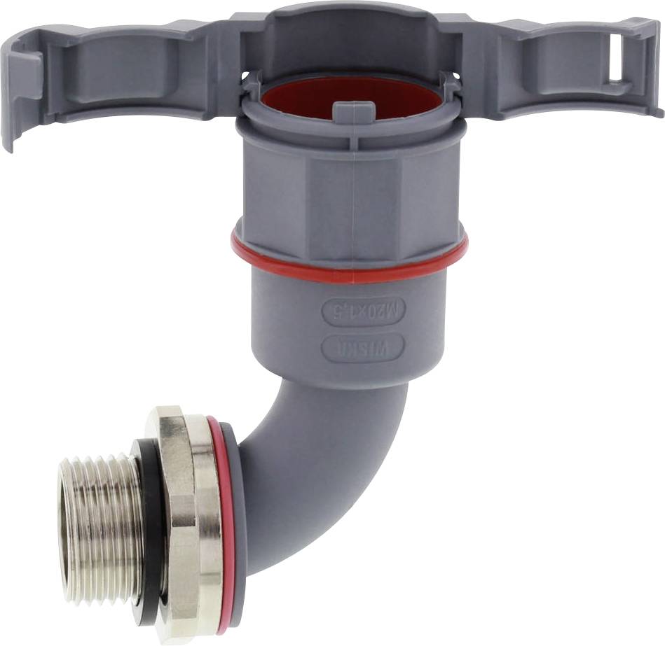 Wiska 10107002 EMBF90-12-20-BG Verschraubung Grau M20 x 1.5 90° 50 St.