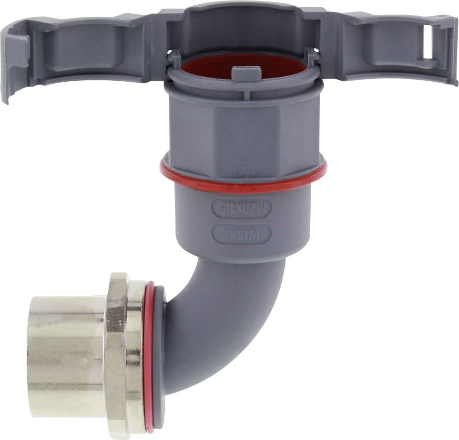Wiska 10107356 EMBF90I-12-20-BG Verschraubung Grau 90° 50 St.