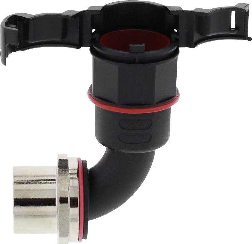 Wiska 10107363 EMBF90I-10-16-BK Verschraubung Schwarz 90° 50 St.