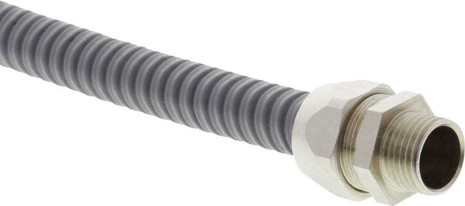 Wiska 10109019 BMCG-PVC-C-27-LG Schutzschlauch Grau 26.5mm 30m