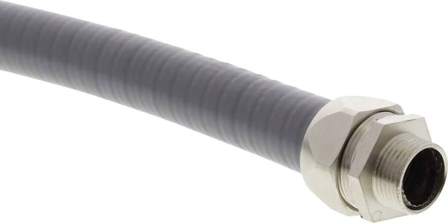 Wiska 10109033 BMCG-PVC-S-16-LG Schutzschlauch Grau 15.5mm 30m