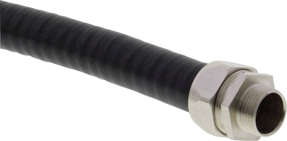 Wiska 10109039 BMCG-PVC-S-10-BK-GT Schutzschlauch Schwarz 10mm 30m