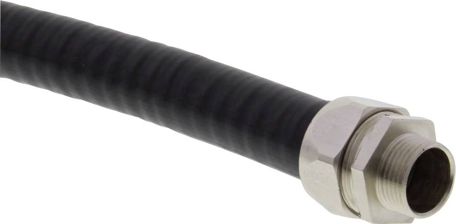 Wiska 10109041 BMCG-PVC-S-16-BK-GT Schutzschlauch Schwarz 15.5mm 30m