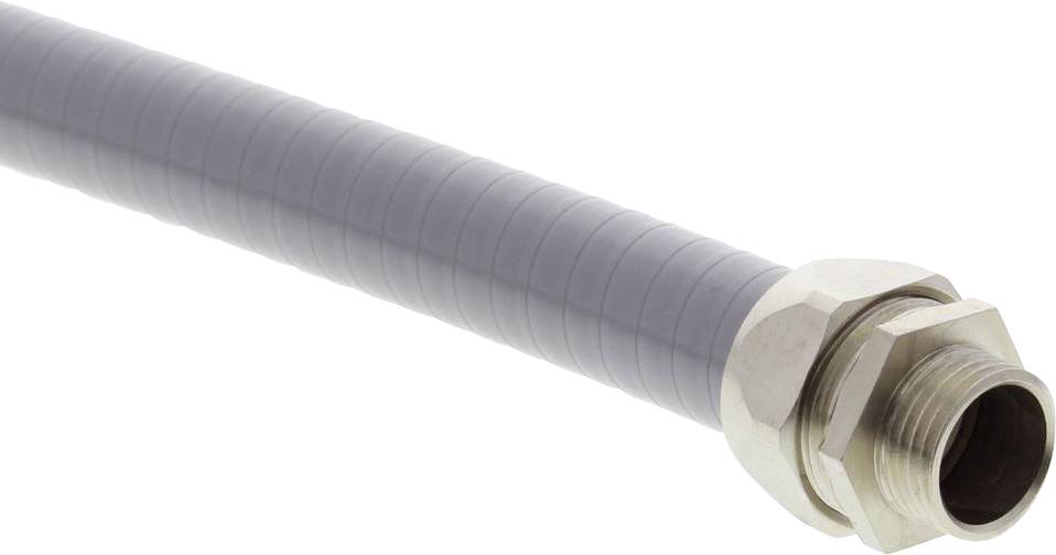 Wiska 10109047 BMCG-PVC-S-10-LG-GT Schutzschlauch Grau 10mm 30m