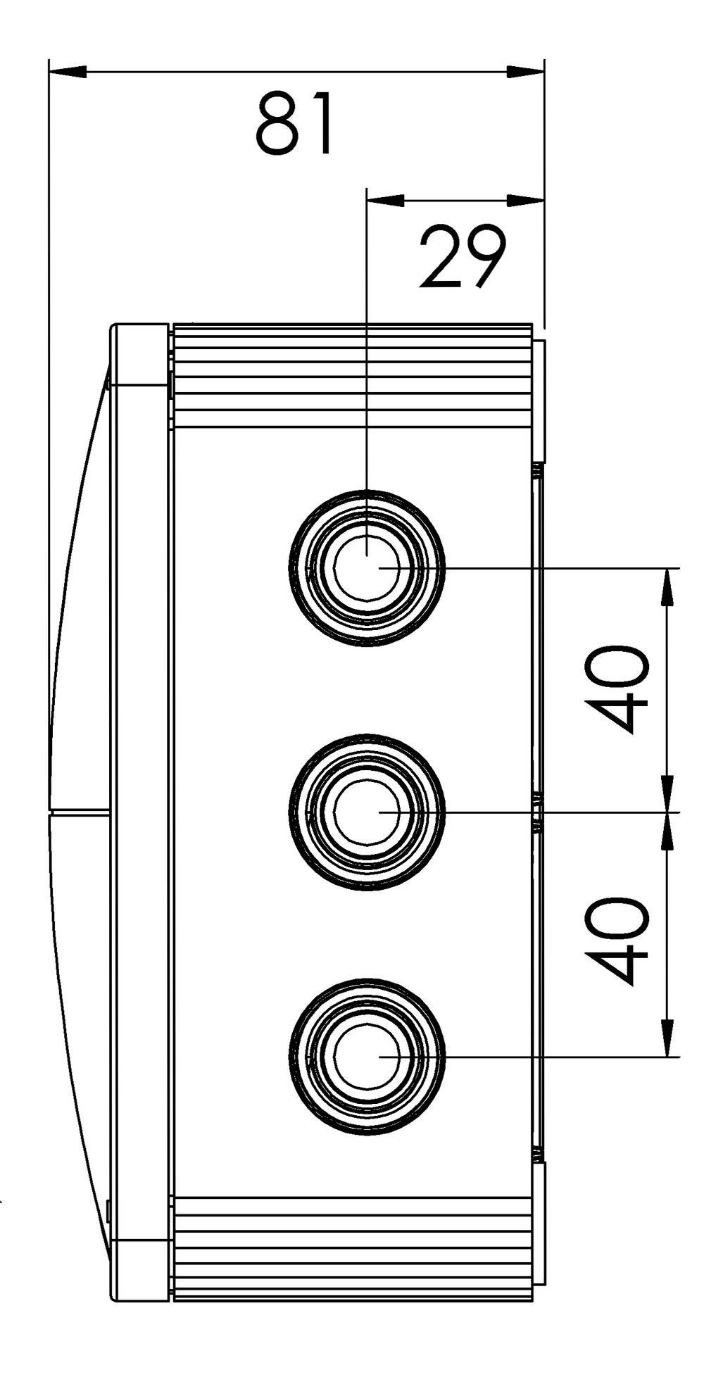 Wiska 10101785 Abzweigkasten (L x B x H) 160 x 140 x 81mm Grau IP66/IP67 2St.