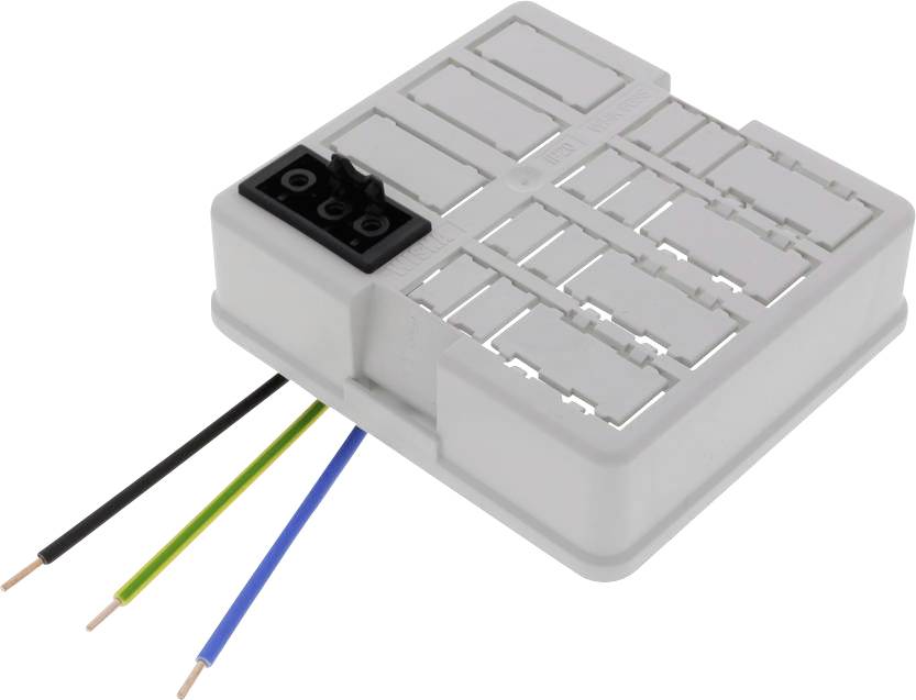 Wiska 10106022 Deckel für Abzweigkasten (L x B x H) 108 x 98 x 44 mm Grau IP20 5 St.