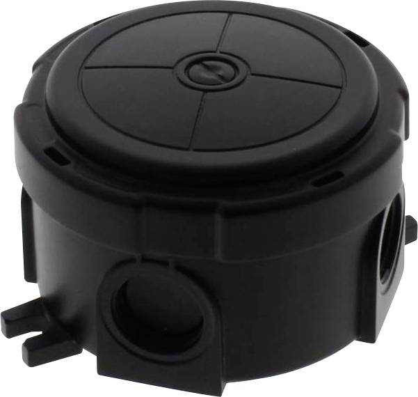 Wiska 10110630 Abzweigkasten (L x B x H) 100 x 89 x 57mm Schwarz IP66/IP67 5St.