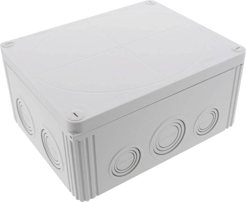 Wiska 10110736 Abzweigkasten (L x B x H) 200 x 160 x 94mm Grau IP66/IP67 1St.