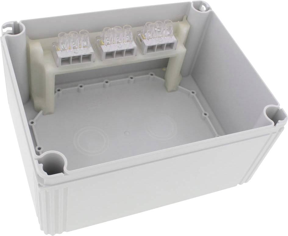 Wiska 10111116 Abzweigkasten (L x B x H) 200 x 160 x 94mm Grau IP66/IP67 1St.