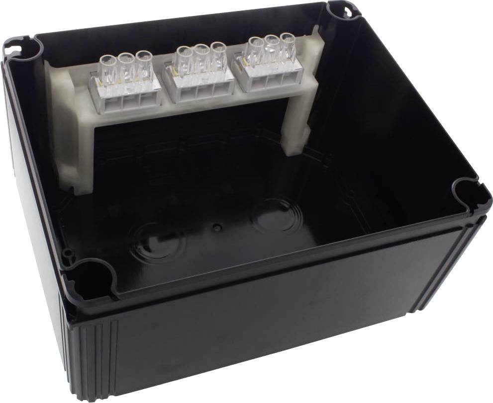 Wiska 10111118 Abzweigkasten (L x B x H) 200 x 160 x 94mm Schwarz IP66/IP67 1St.