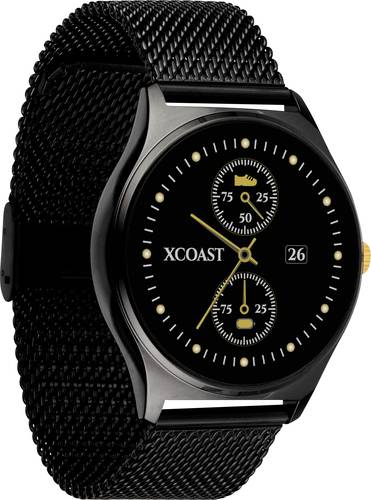 X-WATCH Qin XW Pro Smartwatch 45mm Schwarz