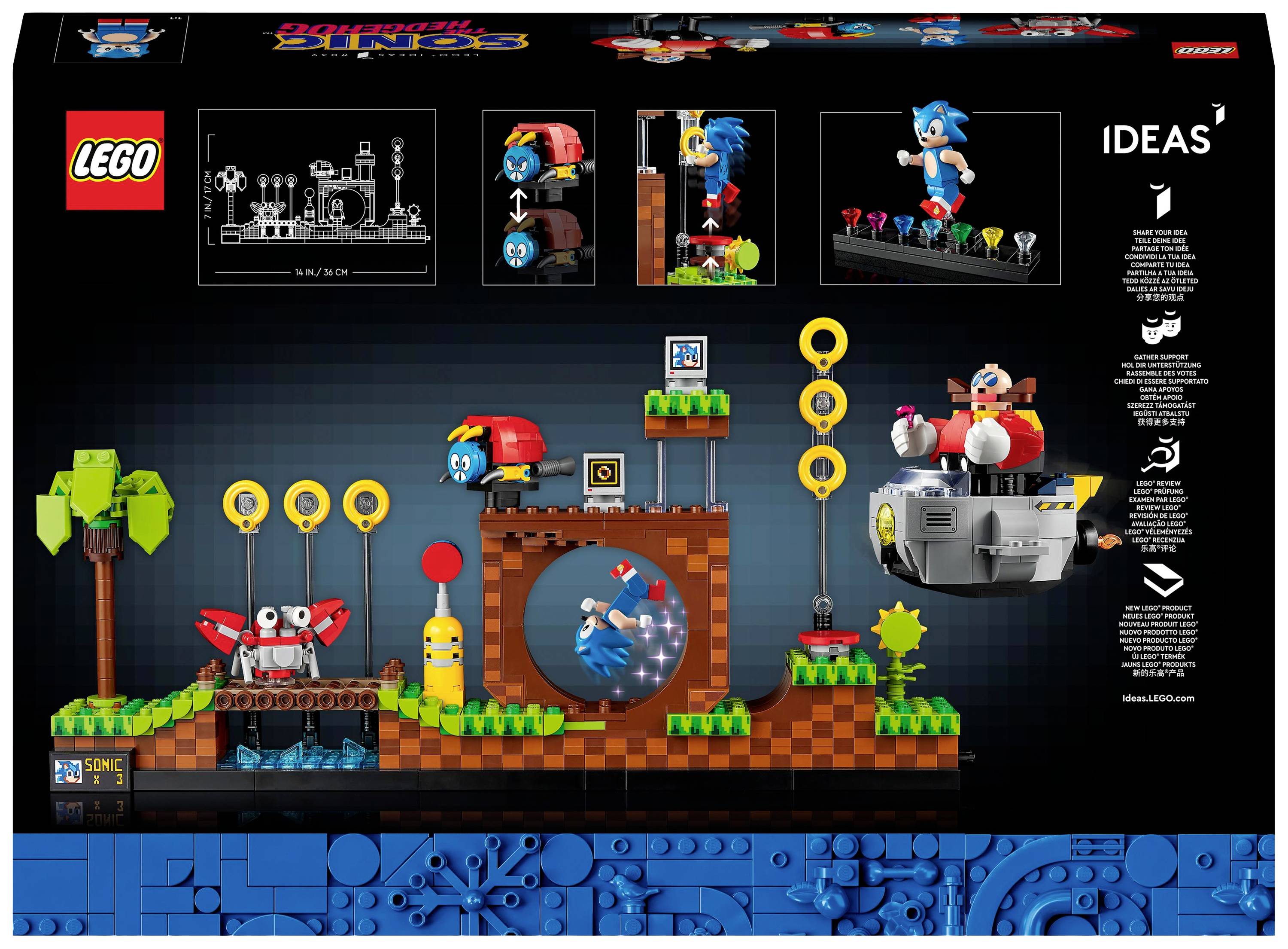 21331 LEGO® IDEAS Sonic the Hedgehog™ – Green Hill Zone