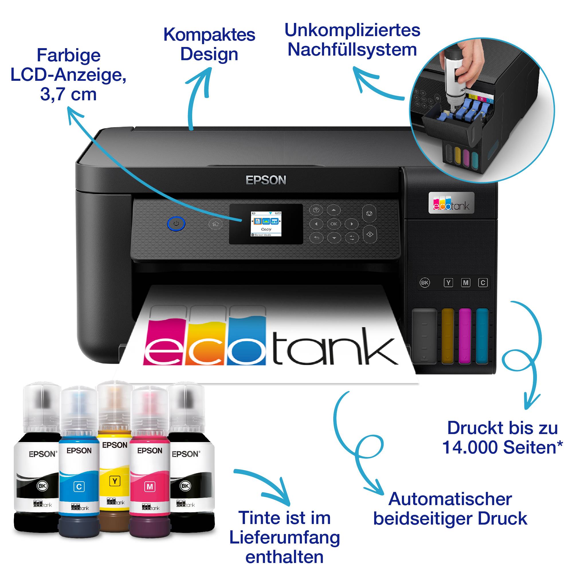 Epson EcoTank ET-2850 Tintenstrahldrucker