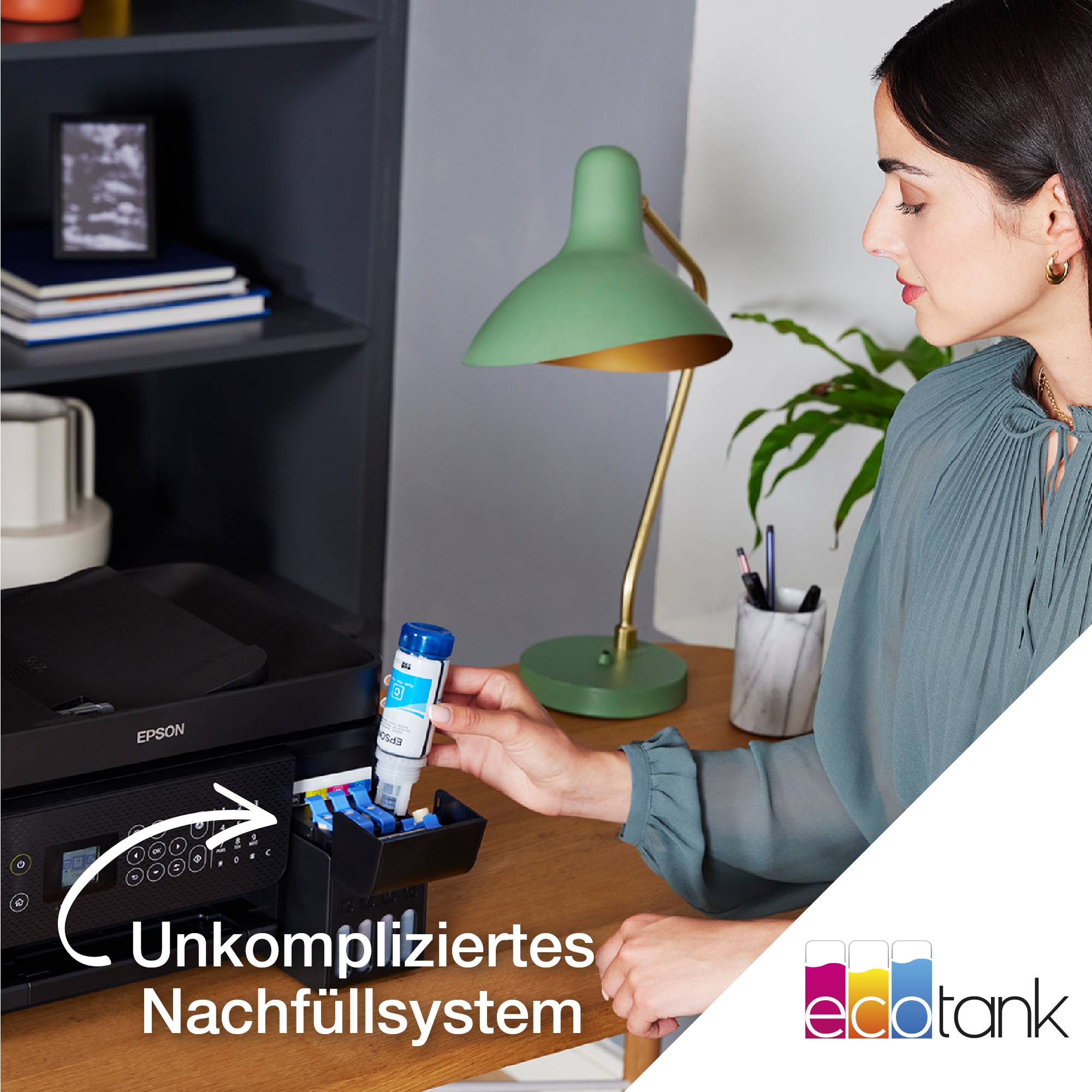 EcoTank ET-4800 - Multifunction Printer - Colour - Ink Jet - Refillabler - A4