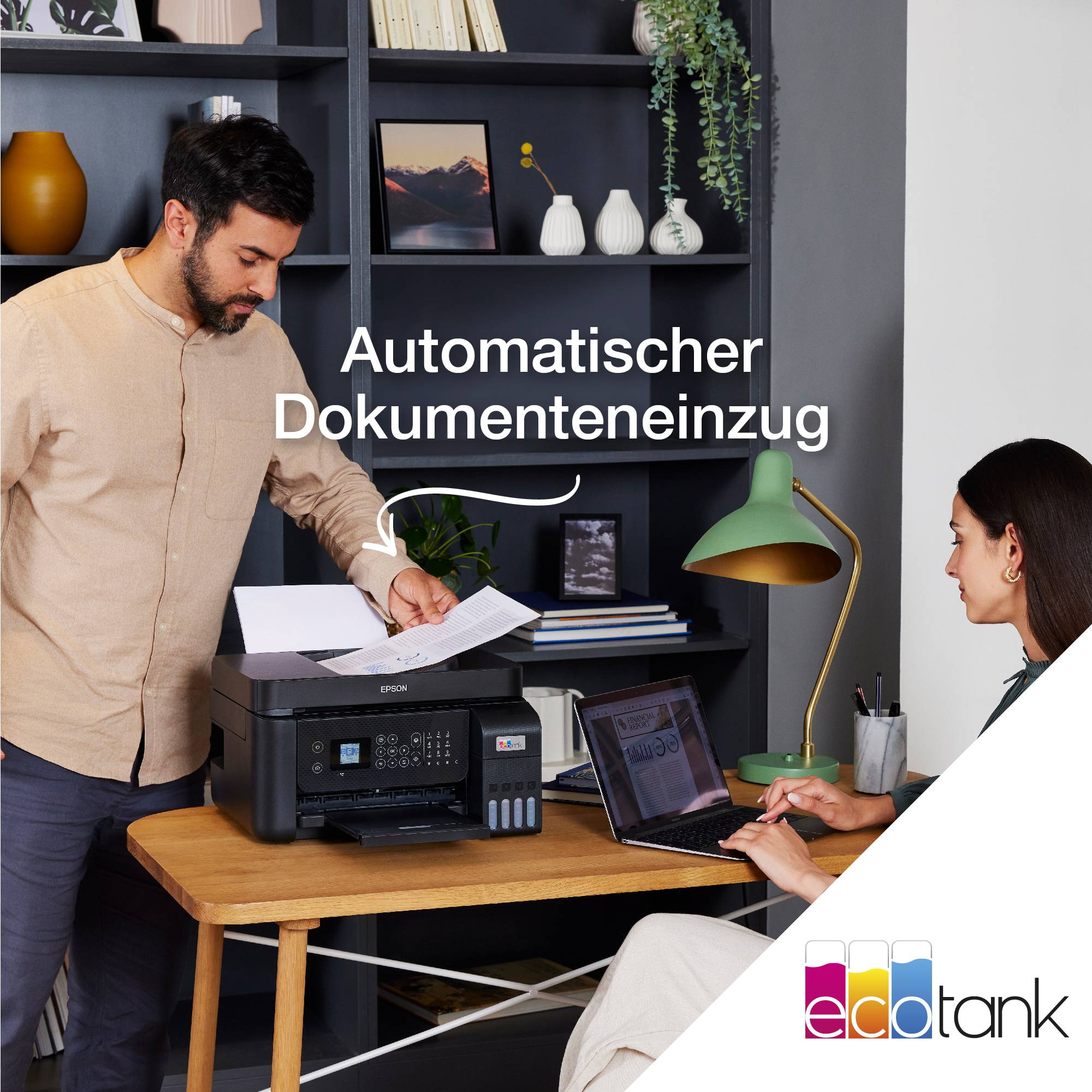 EcoTank ET-4800 - Multifunction Printer - Colour - Ink Jet - Refillabler - A4