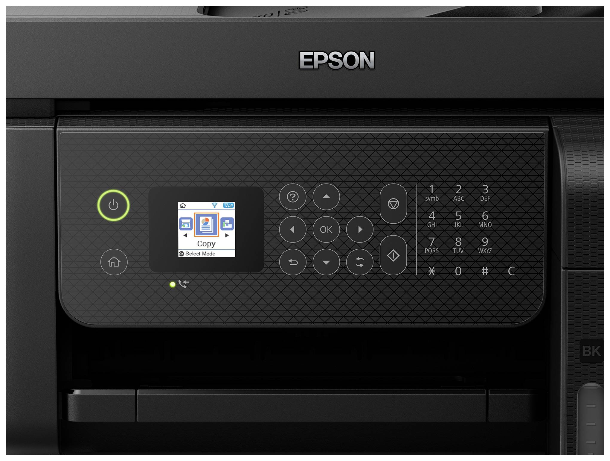 Epson EcoTank ET-4800 Multifunktionsdrucker A4 Drucker, Scanner, Kopierer, Fax ADF, Duplex, LAN, USB, WLAN, Tintentank-System;Schwarz