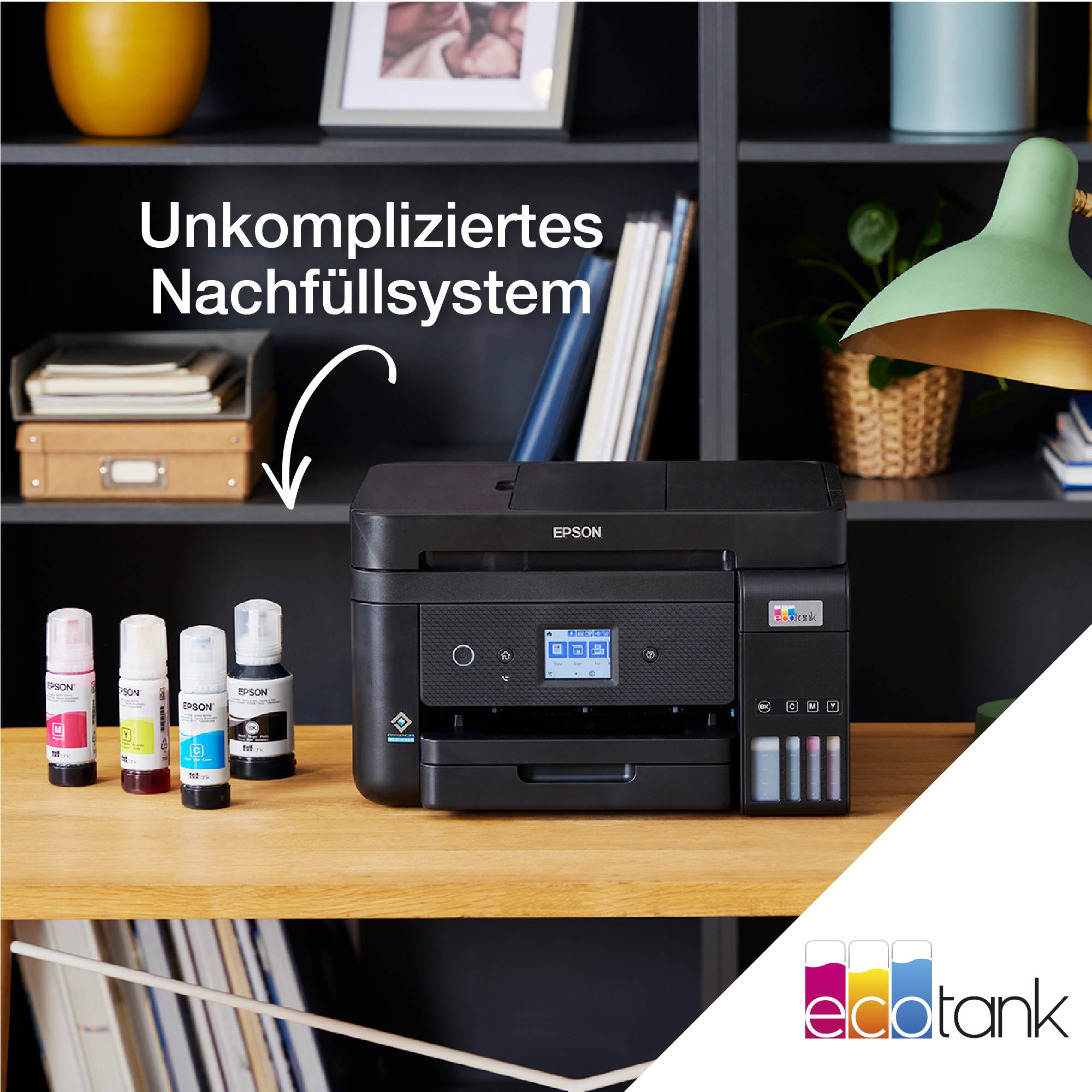 EcoTank ET-4850 - Multifunction Printer - Colour - Ink Jet - Refillabler - A4