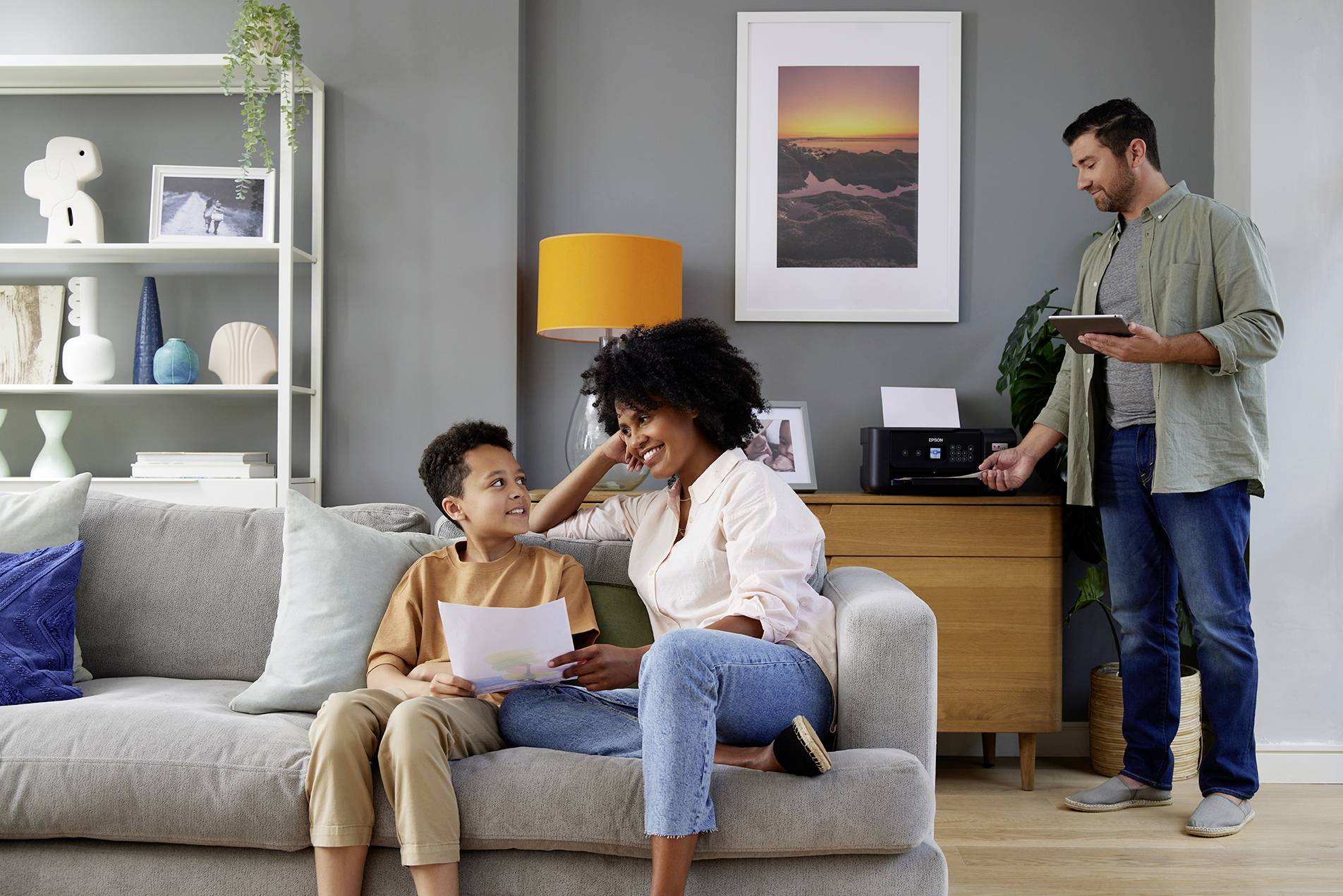 Epson EcoTank ET-2820 Multifunktionsdrucker A4 Drucker, Scanner, Kopierer Duplex, Tintentank-System, USB, WLAN;Schwarz