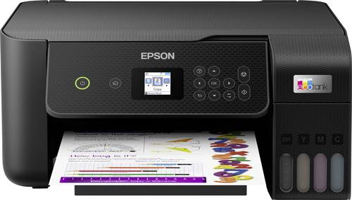 Epson EcoTank ET-2820 Tintenstrahl-Multifunktionsdrucker A4 Drucker, Scanner, Kopierer Duplex, Tinte