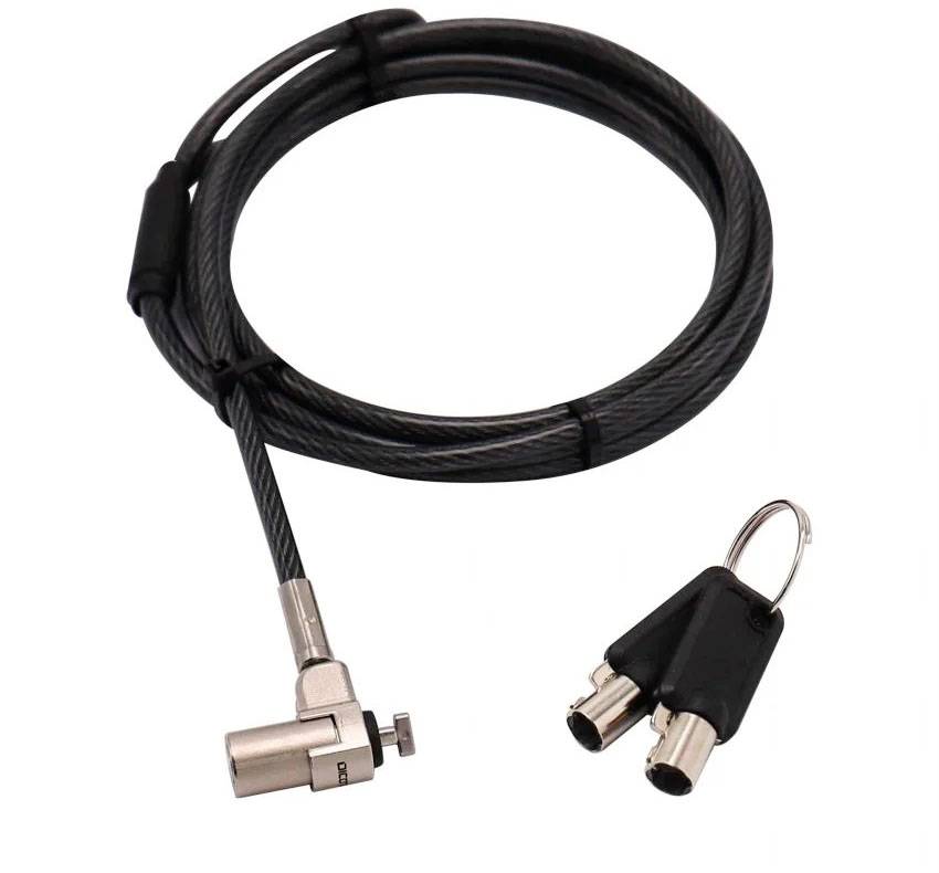 Dicota Laptop Schloss Set Schlüsselschloss inkl. 2 Schlüssel 2000 mm D31817