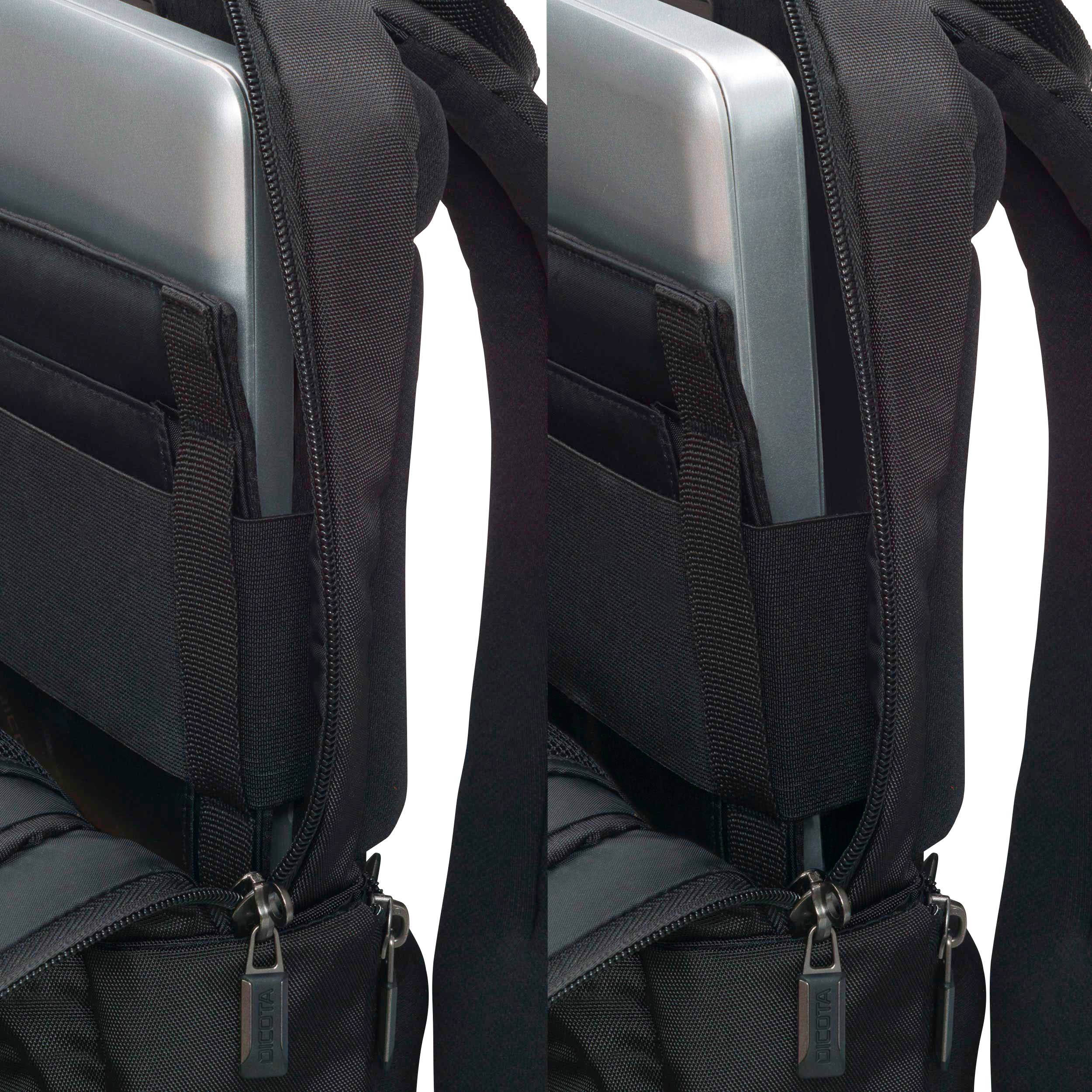 Dicota Notebook Rucksack Eco Slim PRO Passend für maximal: 35,8 cm (14,1") Schwarz