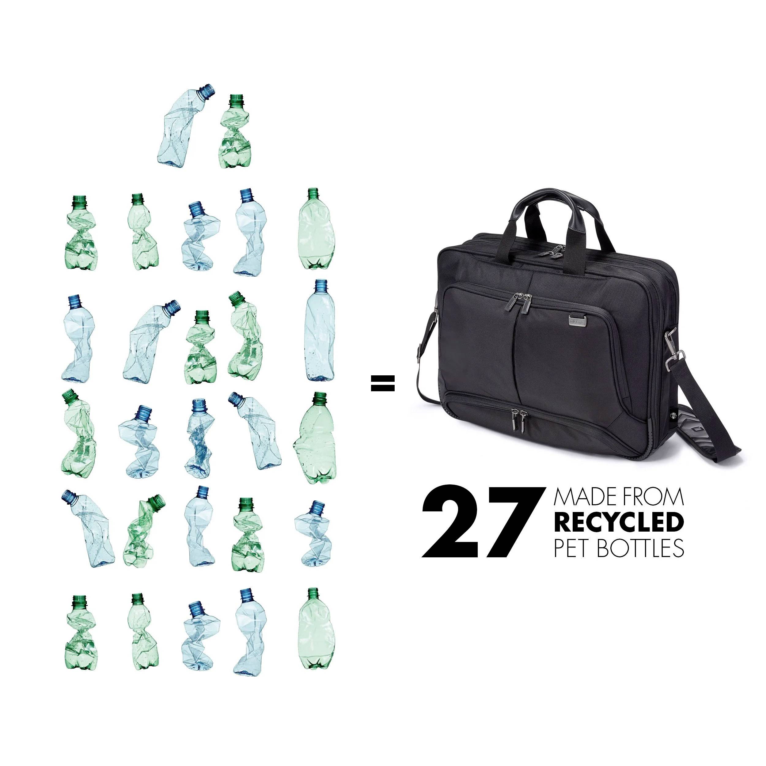 Dicota Notebook Tasche Eco Top Traveller PRO Passend für maximal: 43,9 cm (17,3") Schwarz