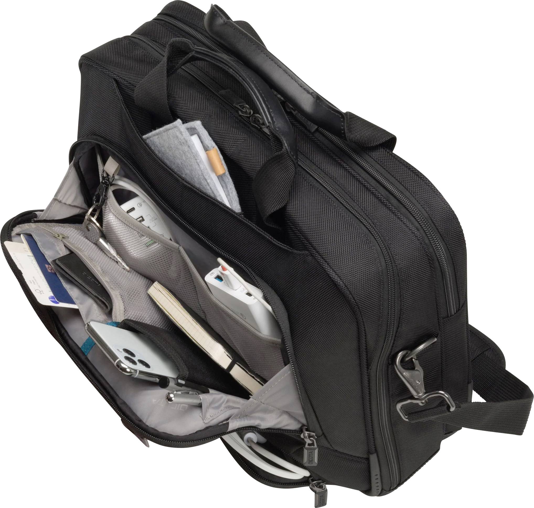 Dicota Notebook Tasche Eco Top Traveller PRO Passend für maximal: 35,8 cm (14,1") Schwarz