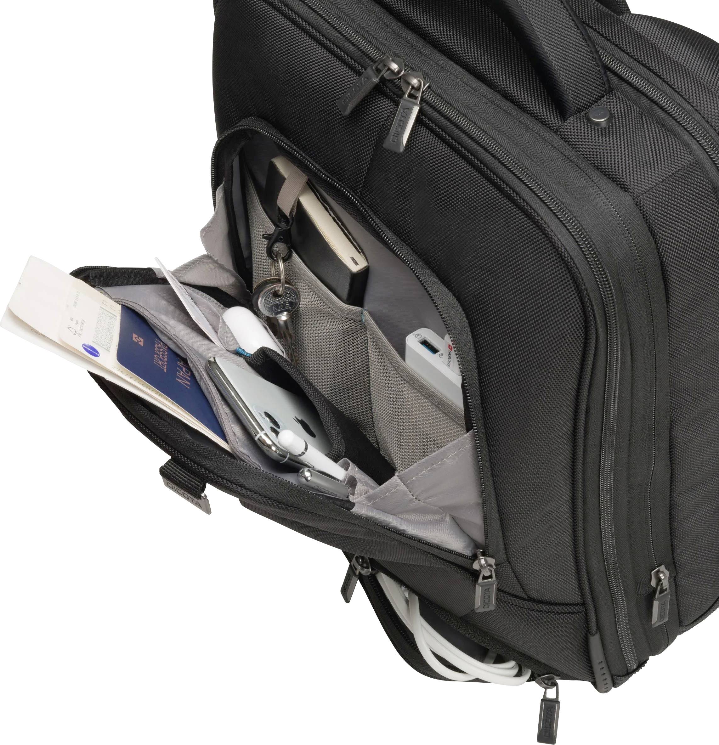 Dicota Notebook Rucksack Eco PRO Passend für maximal: 43,9cm (17,3") Schwarz