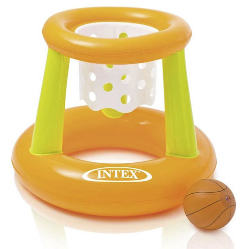 Intex Poolgame "Floating Hoops" mit Basketball-Korb + Ball, 67x55cm
