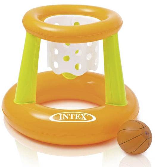 Intex Poolgame "Floating Hoops" mit Basketball-Korb + Ball, 67x55cm