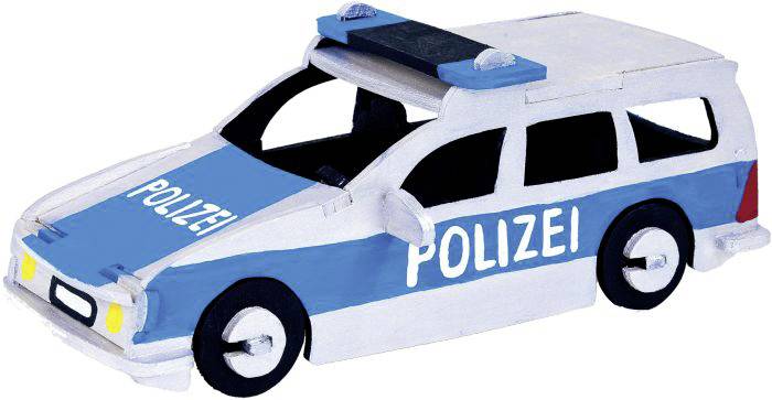 Holzbausatz Polizeiauto Holzbaukasten